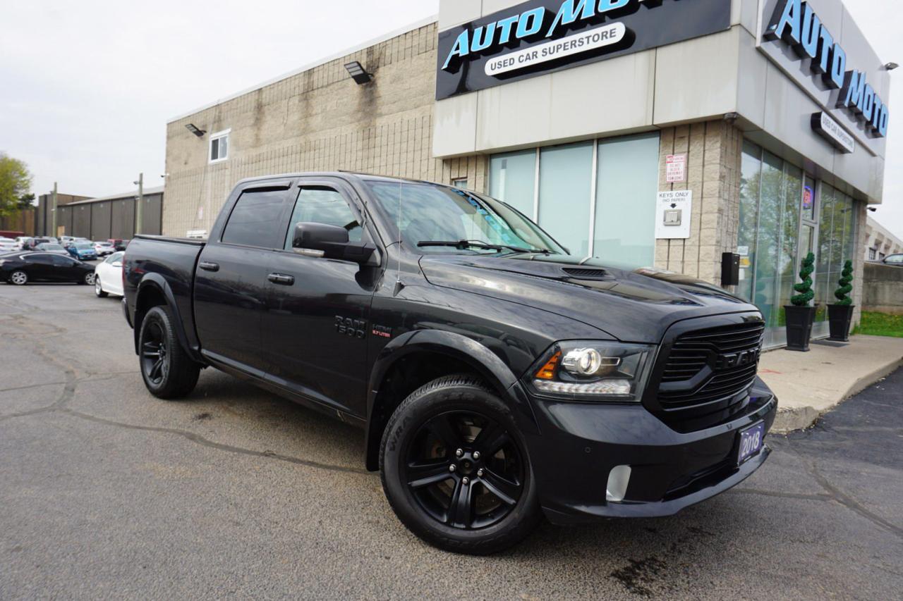 2018 RAM 1500 5.7L V8 SPORT CREW 4WD CERTIFIED *DODGE MAINTAIN* CAMERA NAV BLUETOOTH LEATHER HEATED SEATS SUNROOF CRUISE ALLOYS - Photo #8