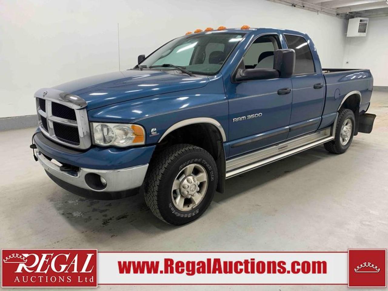 Used 2003 Dodge Ram 3500 SLT for sale in Calgary, AB