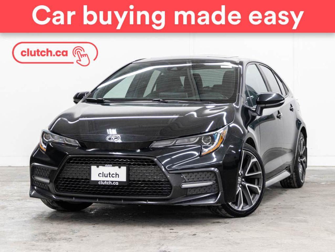 Used 2020 Toyota Corolla XSE w/Apple CarPlay, Heated Front Seats, Rearview Cam for sale in Toronto, ON