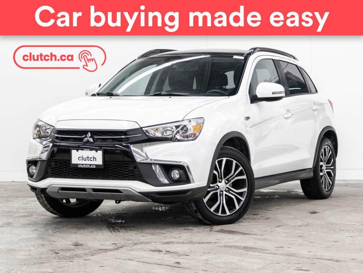 Used 2018 Mitsubishi RVR GT AWD w/ Front Heated Seats, Rearview Cam, Sunroof for sale in Toronto, ON