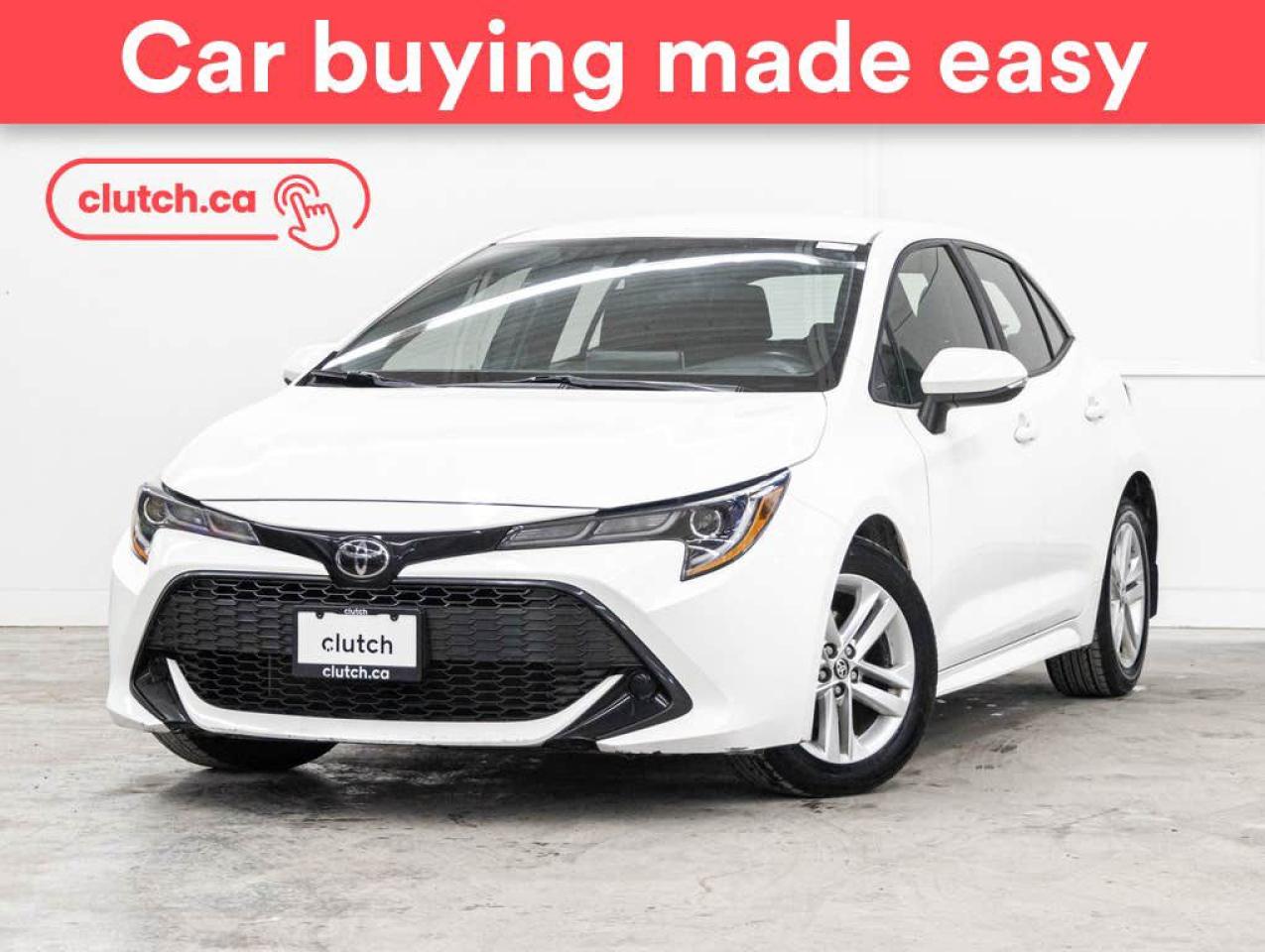 Used 2019 Toyota Corolla Hatchback S w/ SE Pkg w/Apple CarPlay, Heated Front Seats, Backup Cam for sale in Toronto, ON