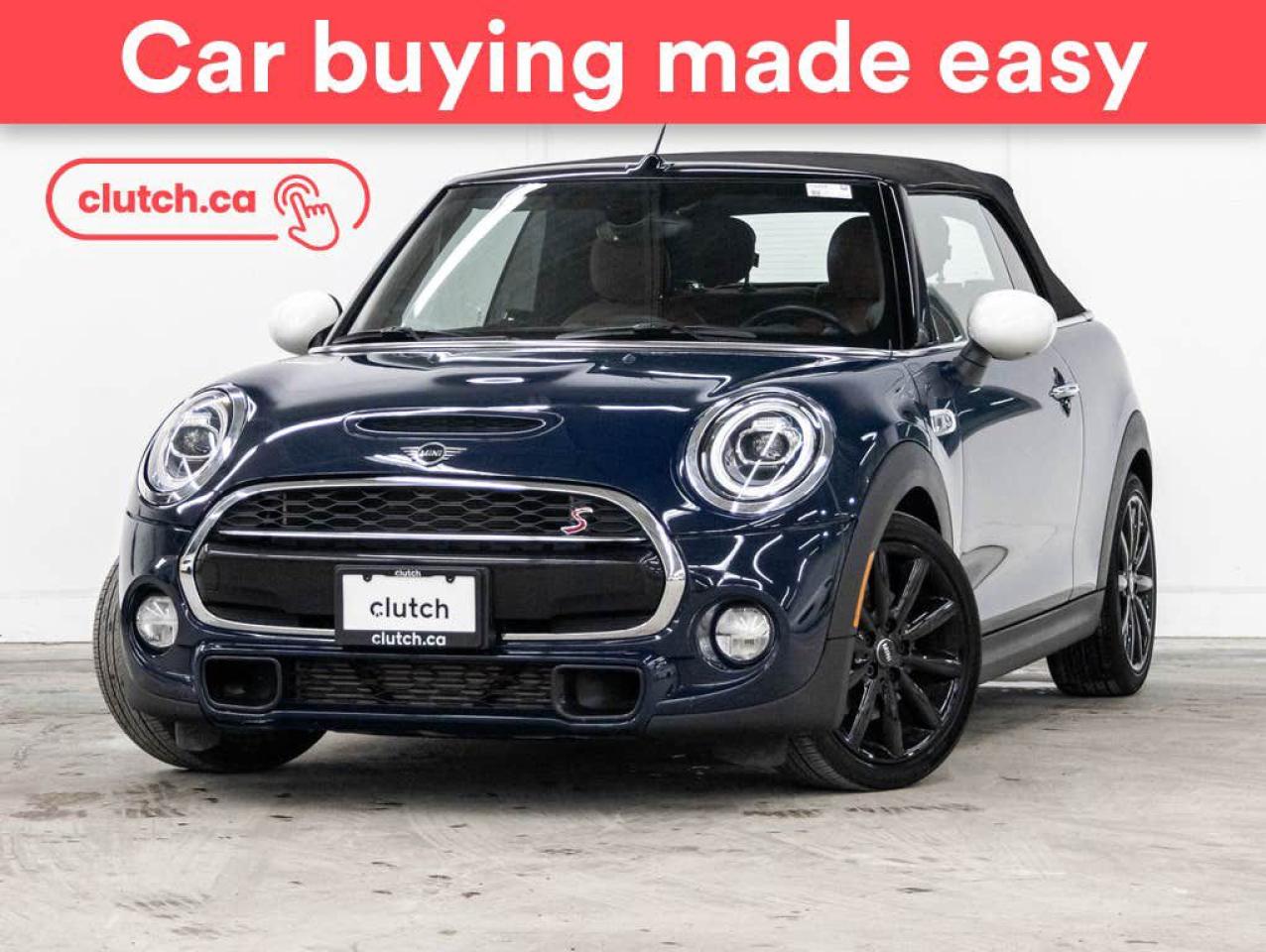 Used 2019 MINI Cooper Convertible Cooper S w/ Apple CarPlay, Rearview Cam, Nav for sale in Toronto, ON