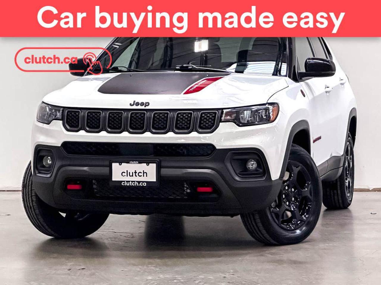 Used 2023 Jeep Compass Trailhawk 4WD w/ Apple CarPlay, Heated Front Seats, Rearview Cam for sale in Toronto, ON