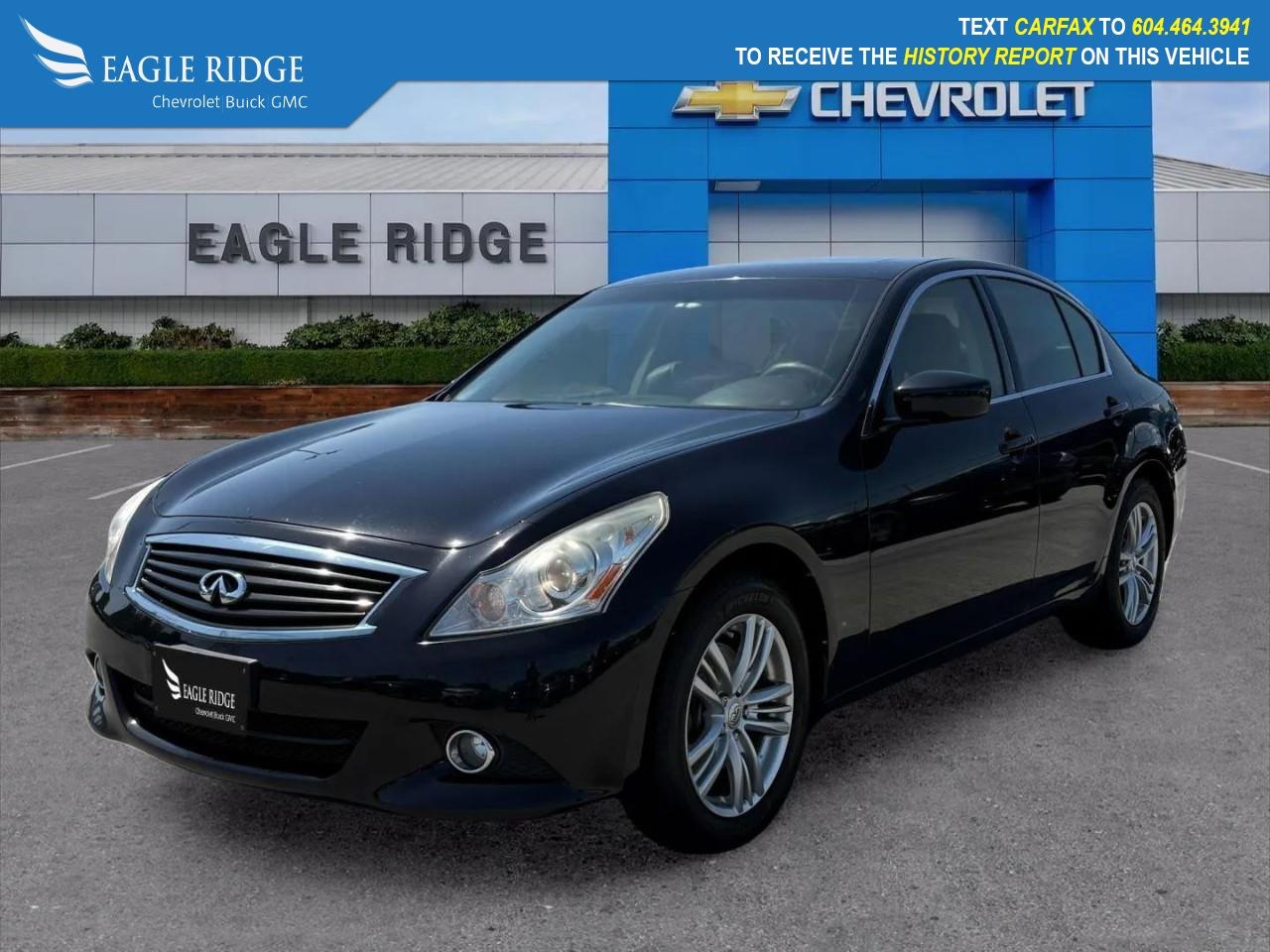 Used 2013 Infiniti G37 X Power windows, Remote keyless entry, Steering wheel mounted audio controls, Tachometer, Tilt steering wheel for sale in Coquitlam, BC