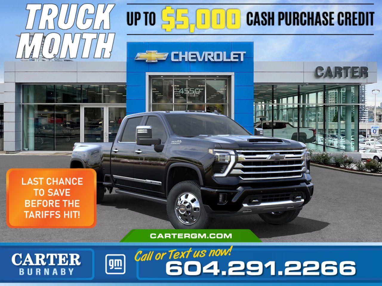 New 2025 Chevrolet Silverado 3500HD High Country for sale in Burnaby, BC