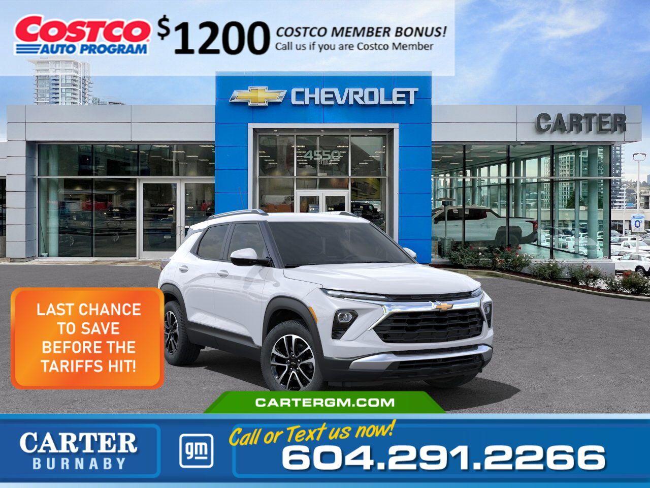 New 2025 Chevrolet TrailBlazer LT for sale in Burnaby, BC