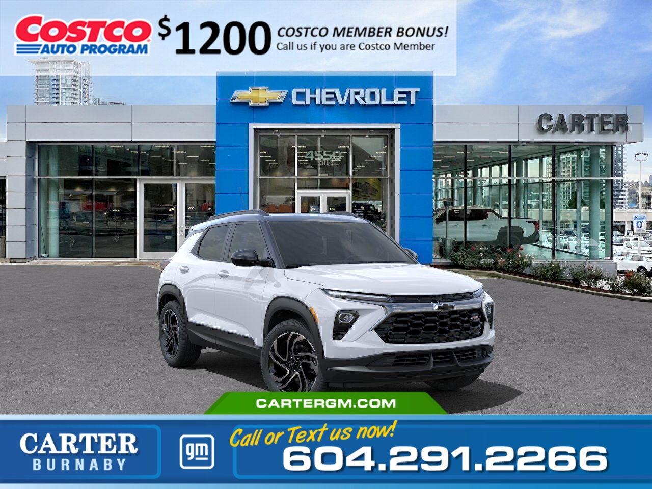 New 2025 Chevrolet TrailBlazer RS for sale in Burnaby, BC