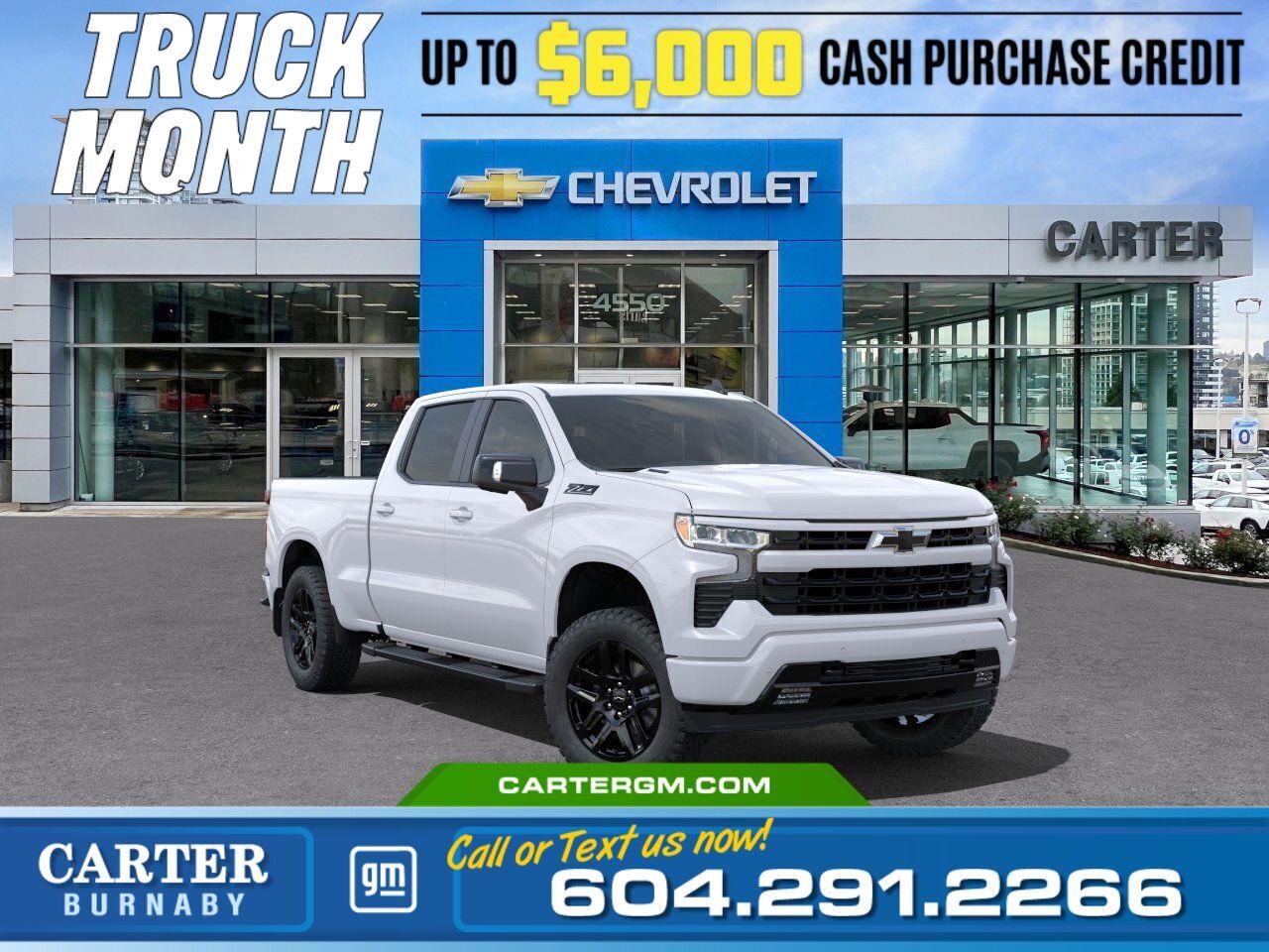 New 2025 Chevrolet Silverado 1500 RST | Crew Cab for sale in Burnaby, BC