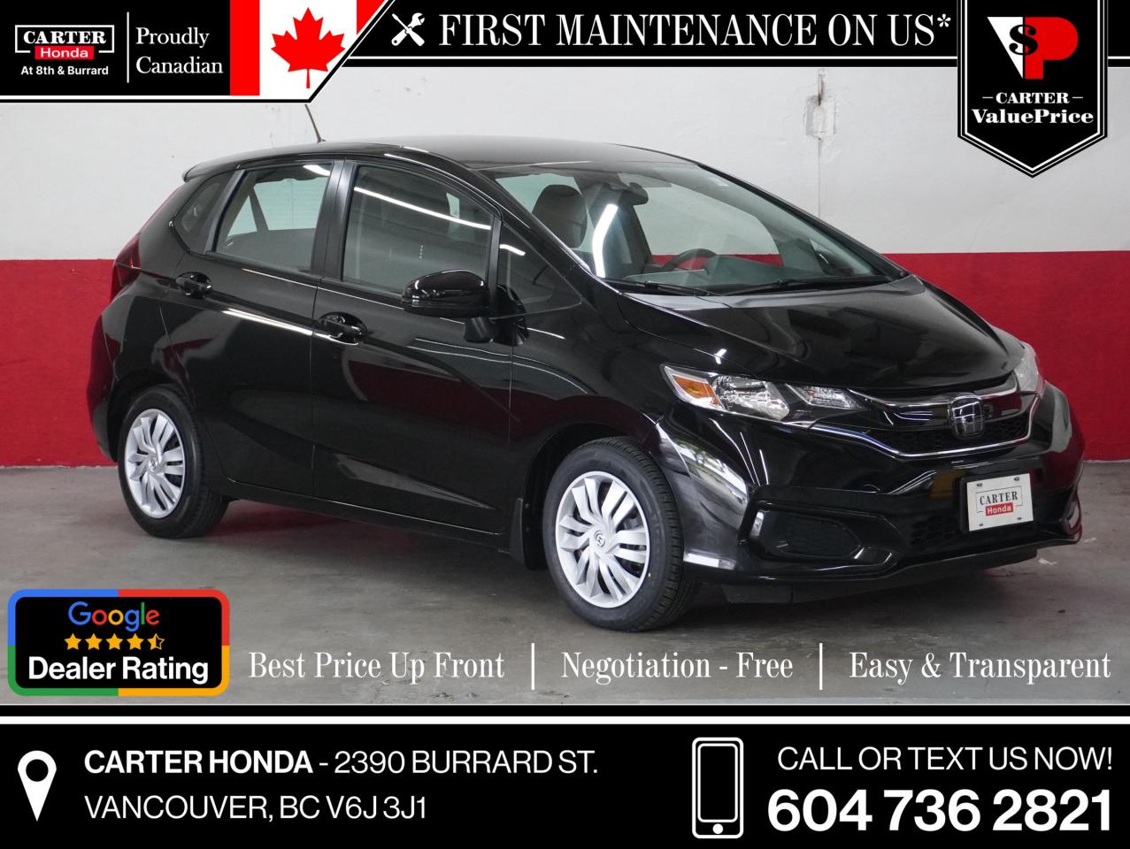 Used 2019 Honda Fit LX w-Honda Sensing CVT for sale in Vancouver, BC