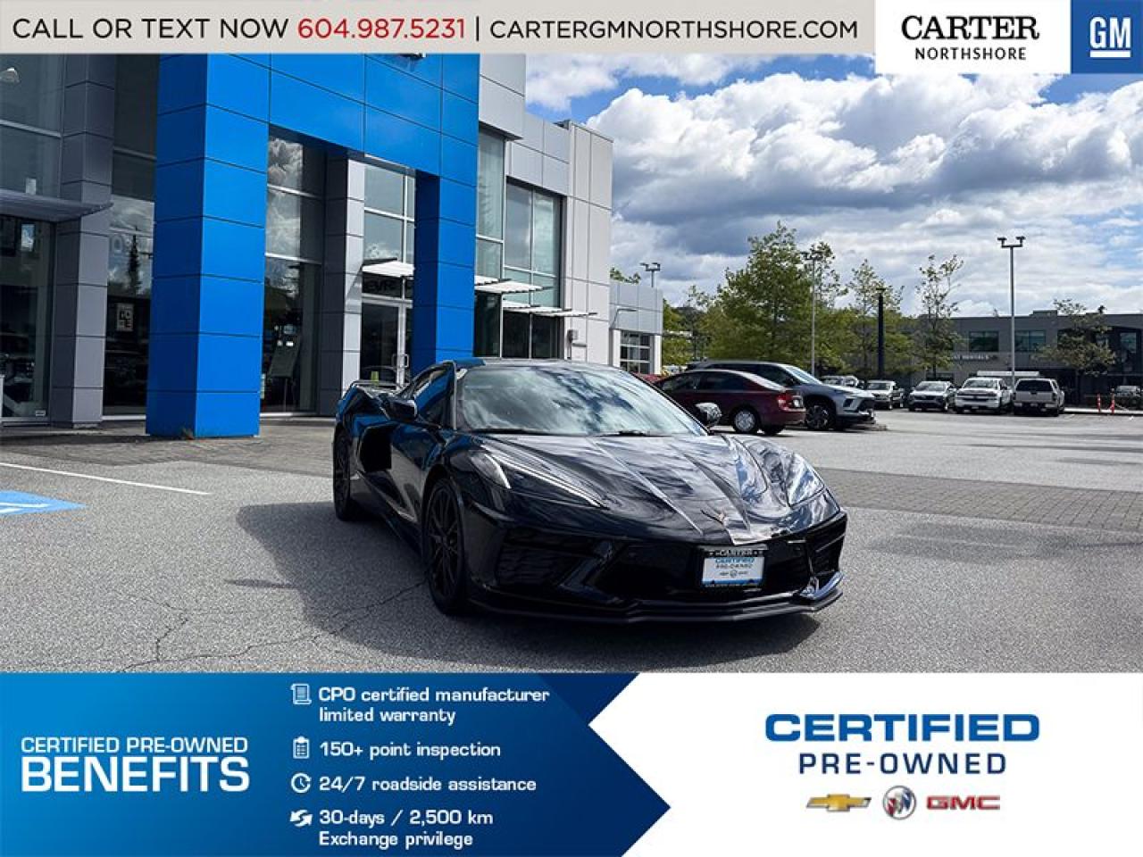 Used 2024 Chevrolet Corvette FINANCE 4.99% FOR 24mo/Z51 PERFORMANCE PKG/2LT for sale in North Vancouver, BC