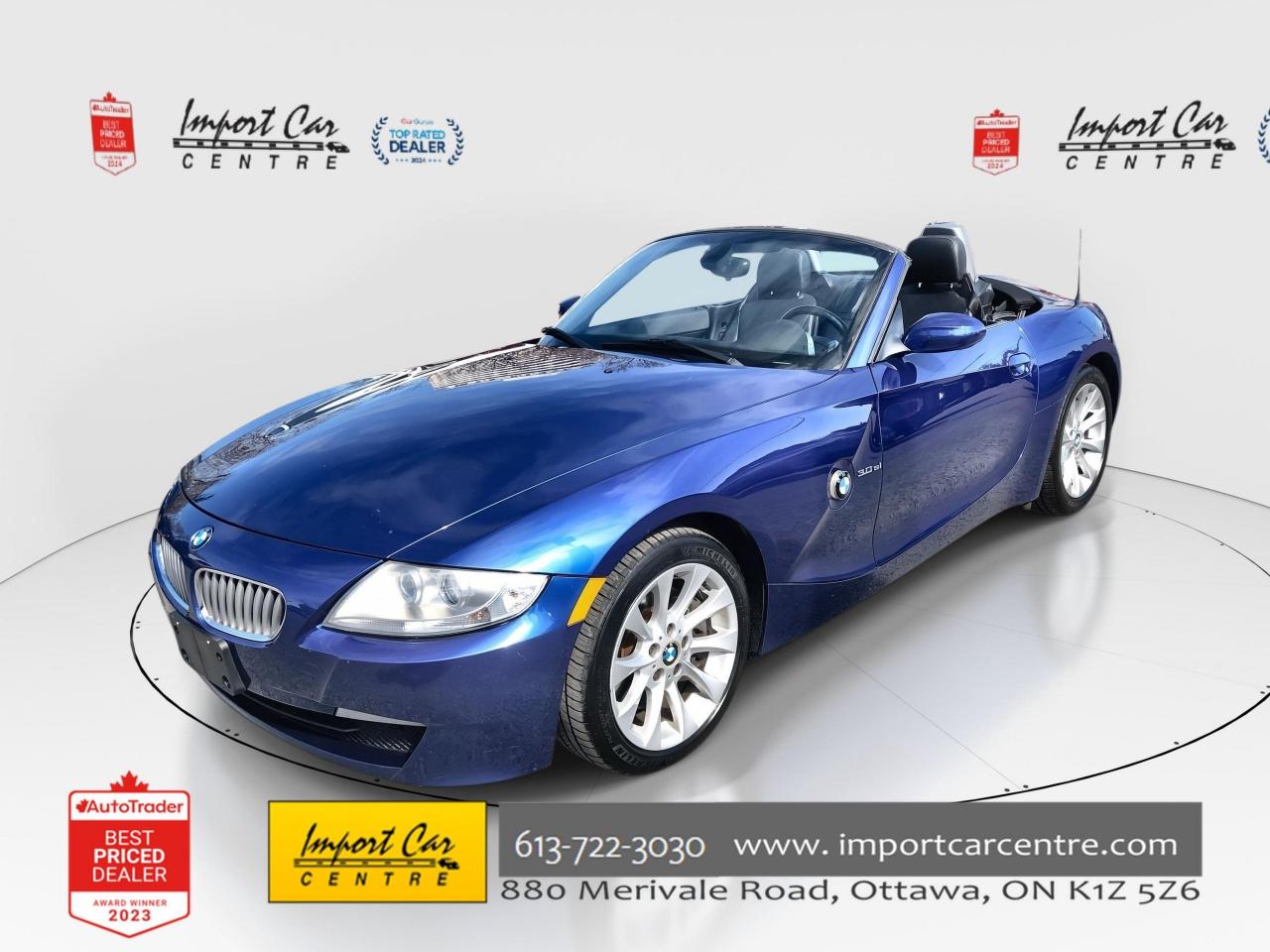 Used 2006 BMW Z4 3.0si LEATHER, POWER ROOF, HTD. SEATS, ALLOYS for sale in Ottawa, ON