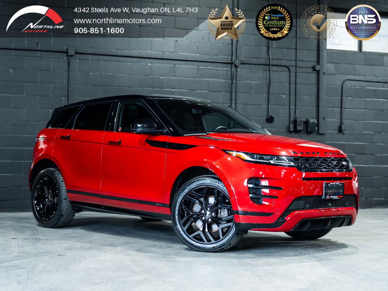 Used 2021 Land Rover Evoque P250 R-Dynamic SE/PANO/HUD/MERIDIAN/360 CAM/1OWNER for sale in Vaughan, ON