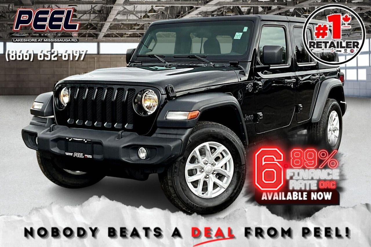 Used 2023 Jeep Wrangler Sport S 4 Door | CarPlay | Hard Top | 4X4 for sale in Mississauga, ON