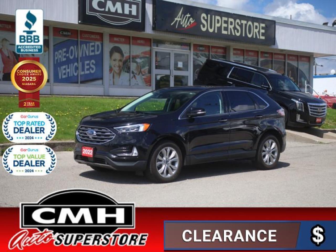 2022 Ford Edge Titanium  **PANO ROOF - PWR GATE**