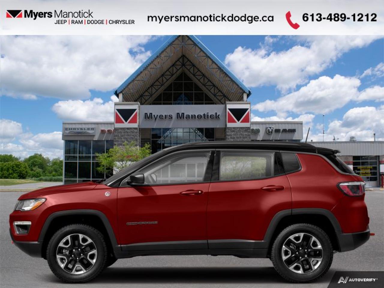 Used 2021 Jeep Compass Trailhawk Elite  - Cooled Seats for sale in Ottawa, ON