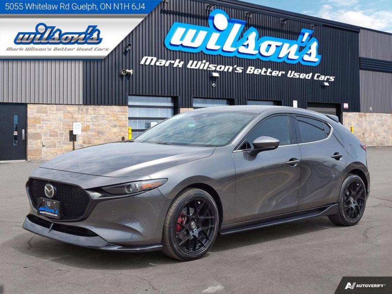 Used 2023 Mazda MAZDA3 Sport GT Sport | AWD | Leather | Sunroof | Nav | 360 Camera | Apple CarPlay | Rear Spoiler | for sale in Guelph, ON