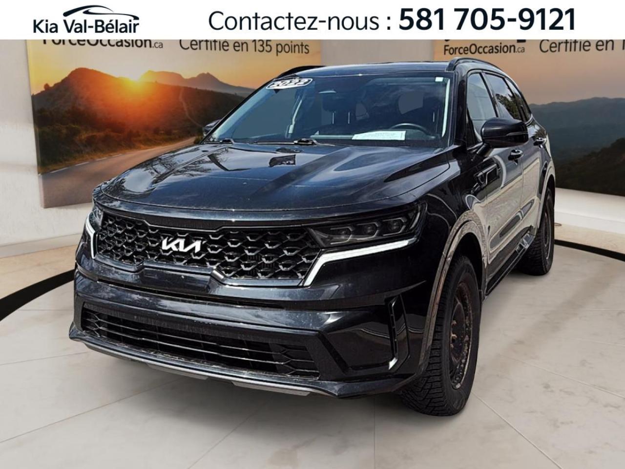 Used 2022 Kia Sorento EX * TURBO * AWD * 281HP * CUIR * TOIT * BI-ZONE * for sale in Québec, QC