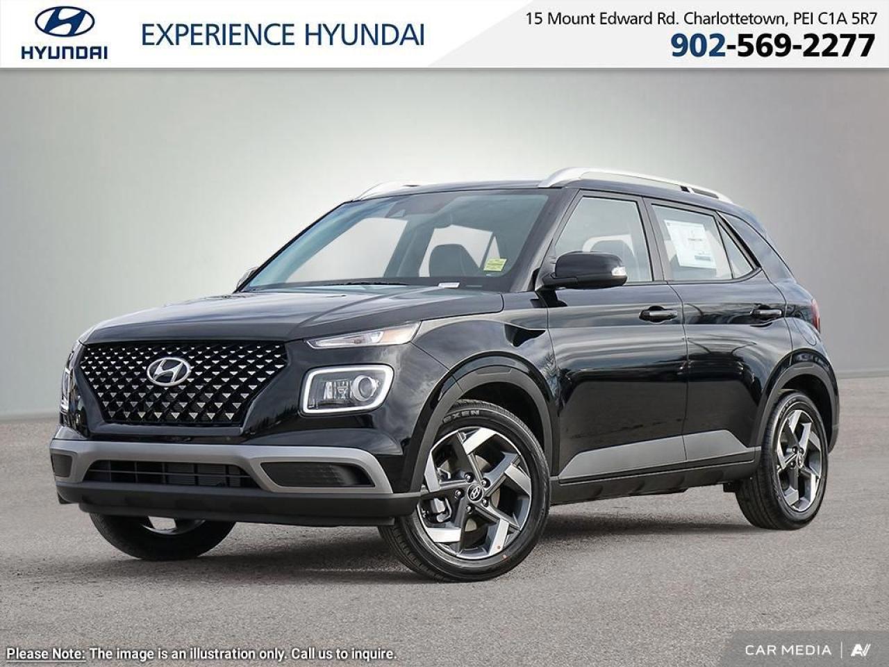 New 2025 Hyundai Venue Ultimate w/Black Interior (IVT) for sale in Charlottetown, PE
