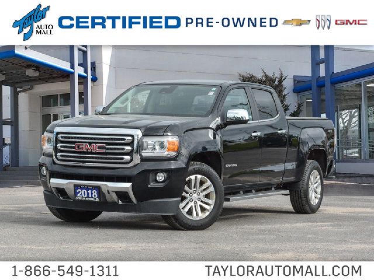 Used 2018 GMC Canyon 4WD SLT- Leather Seats -  Bluetooth - $230 B/W for sale in Kingston, ON