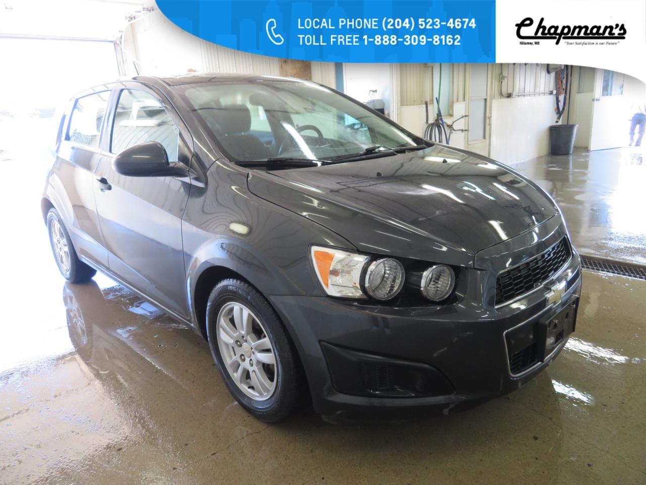 Used 2016 Chevrolet Sonic LT Auto Rear Vision Camera, Heated Front Seats, Remote Start for sale in Killarney, MB