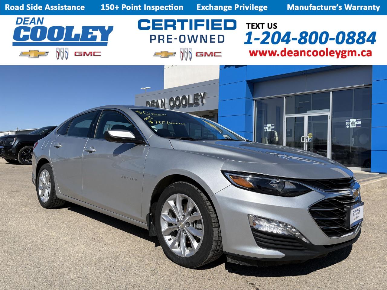 Used 2019 Chevrolet Malibu LT for sale in Dauphin, MB