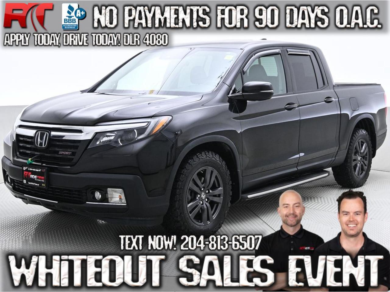 Used 2017 Honda Ridgeline SPORT for sale in Winnipeg, MB