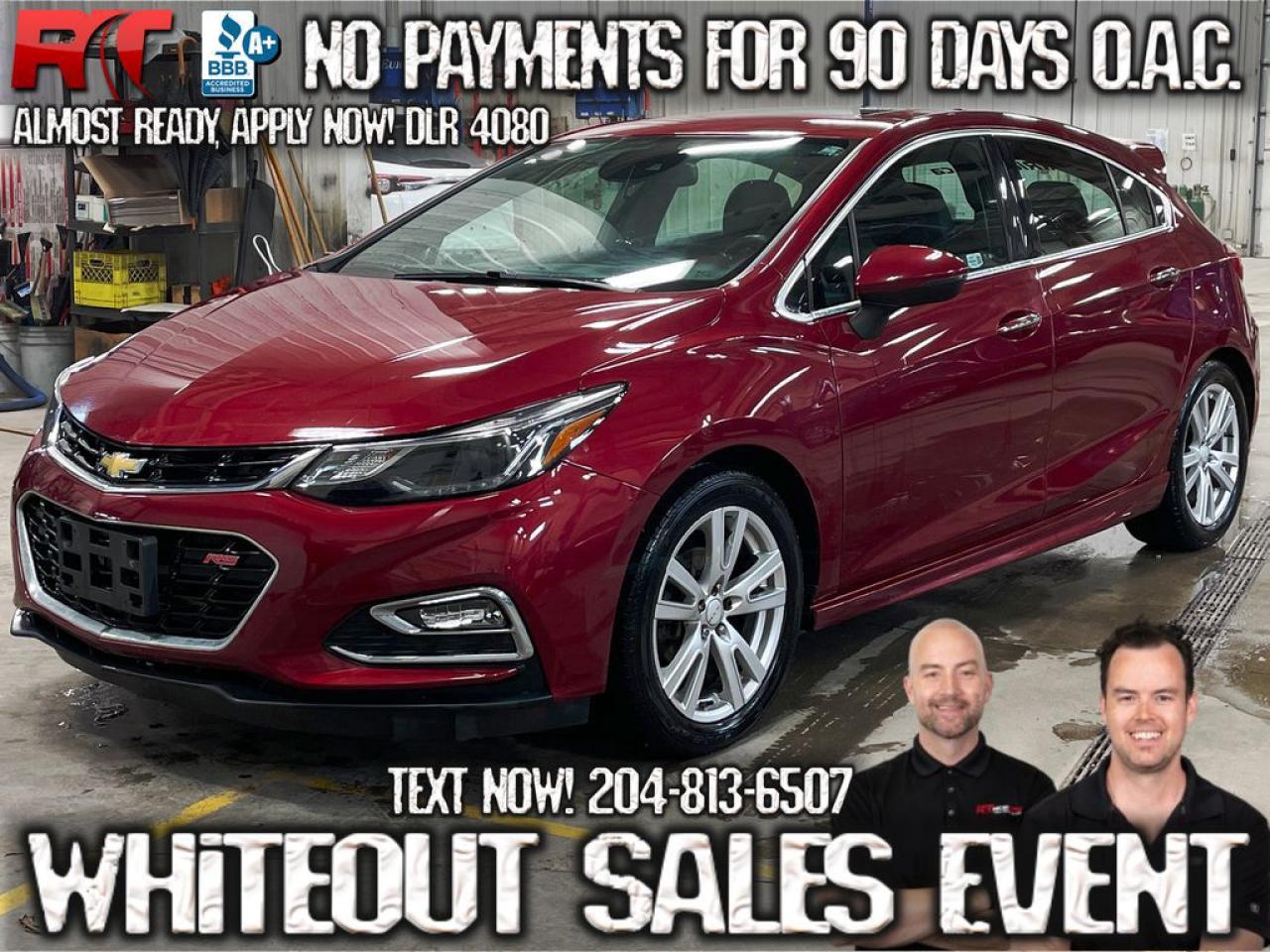 Used 2017 Chevrolet Cruze Premier for sale in Winnipeg, MB
