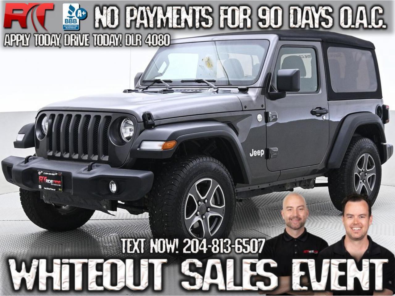 Used 2019 Jeep Wrangler Sport S for sale in Winnipeg, MB