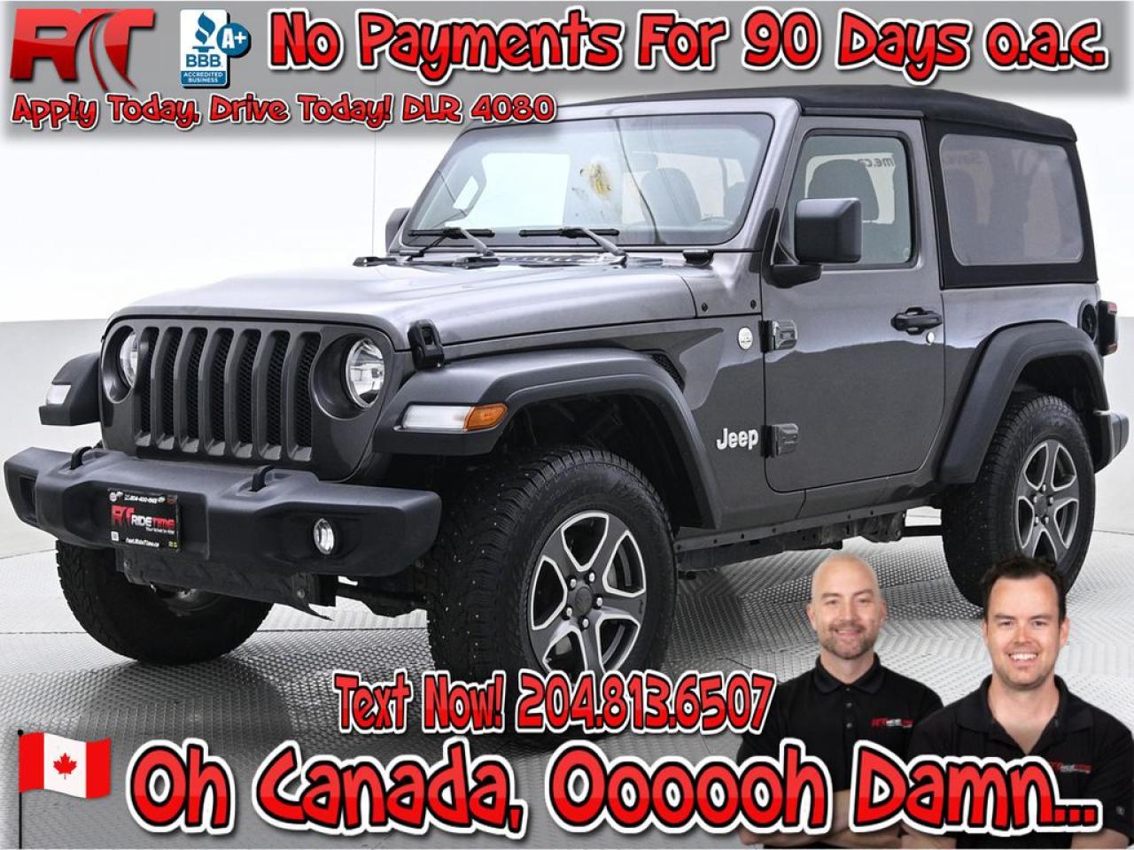 Used 2019 Jeep Wrangler Sport S for sale in Winnipeg, MB