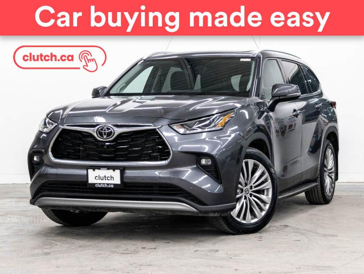 Used 2022 Toyota Highlander Platinum AWD w/ Apple CarPlay & Android Auto, Panoramic Moonroof, 360 Cam for sale in Toronto, ON