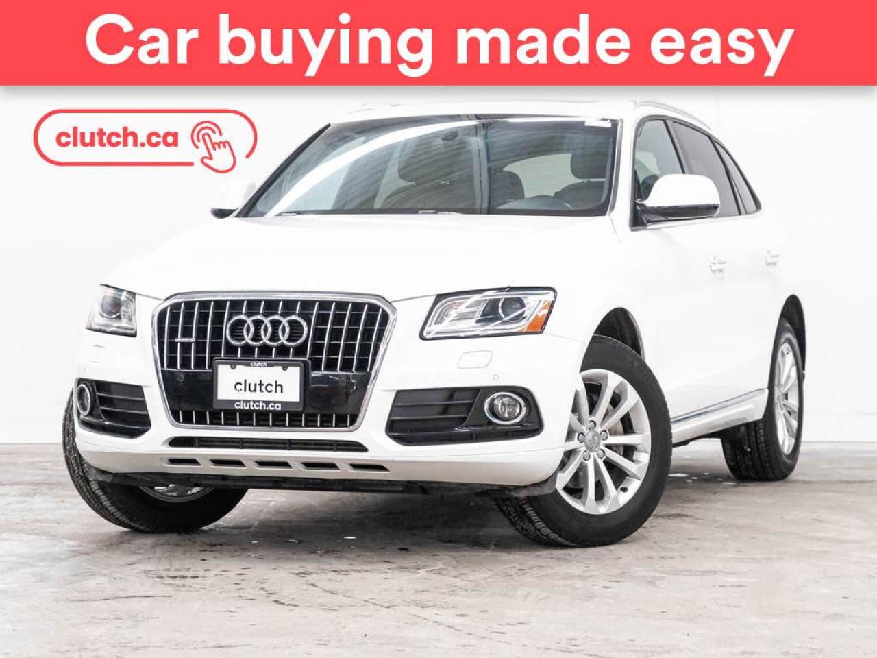 Used 2016 Audi Q5 Progressiv w/ Panoramic Moonroof, Rearview Cam, Nav for sale in Toronto, ON