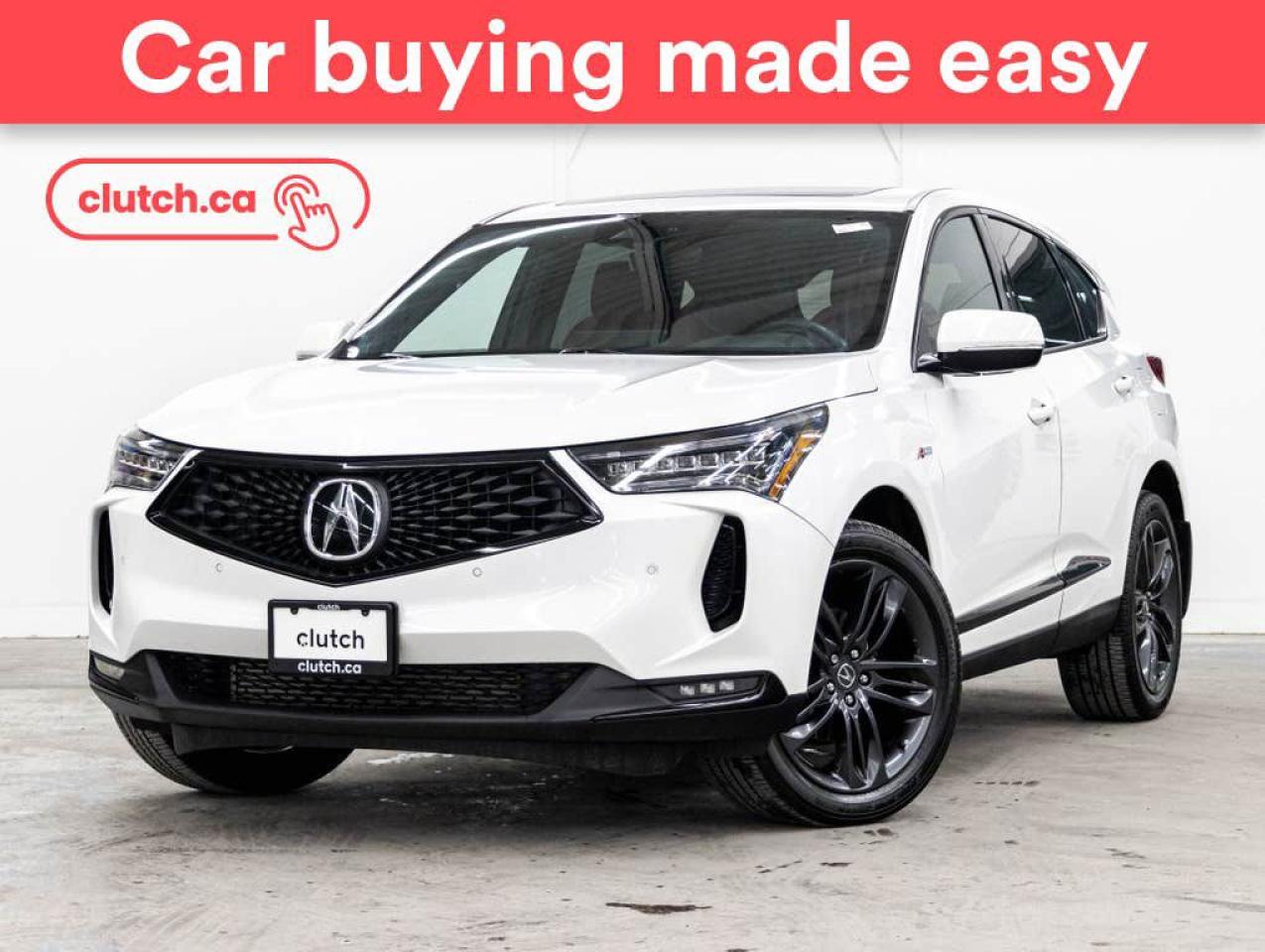 Used 2022 Acura RDX A-Spec SH-AWD w/Apple Carplay & Android Auto, Heated Front Seats, Backup Cam for sale in Toronto, ON