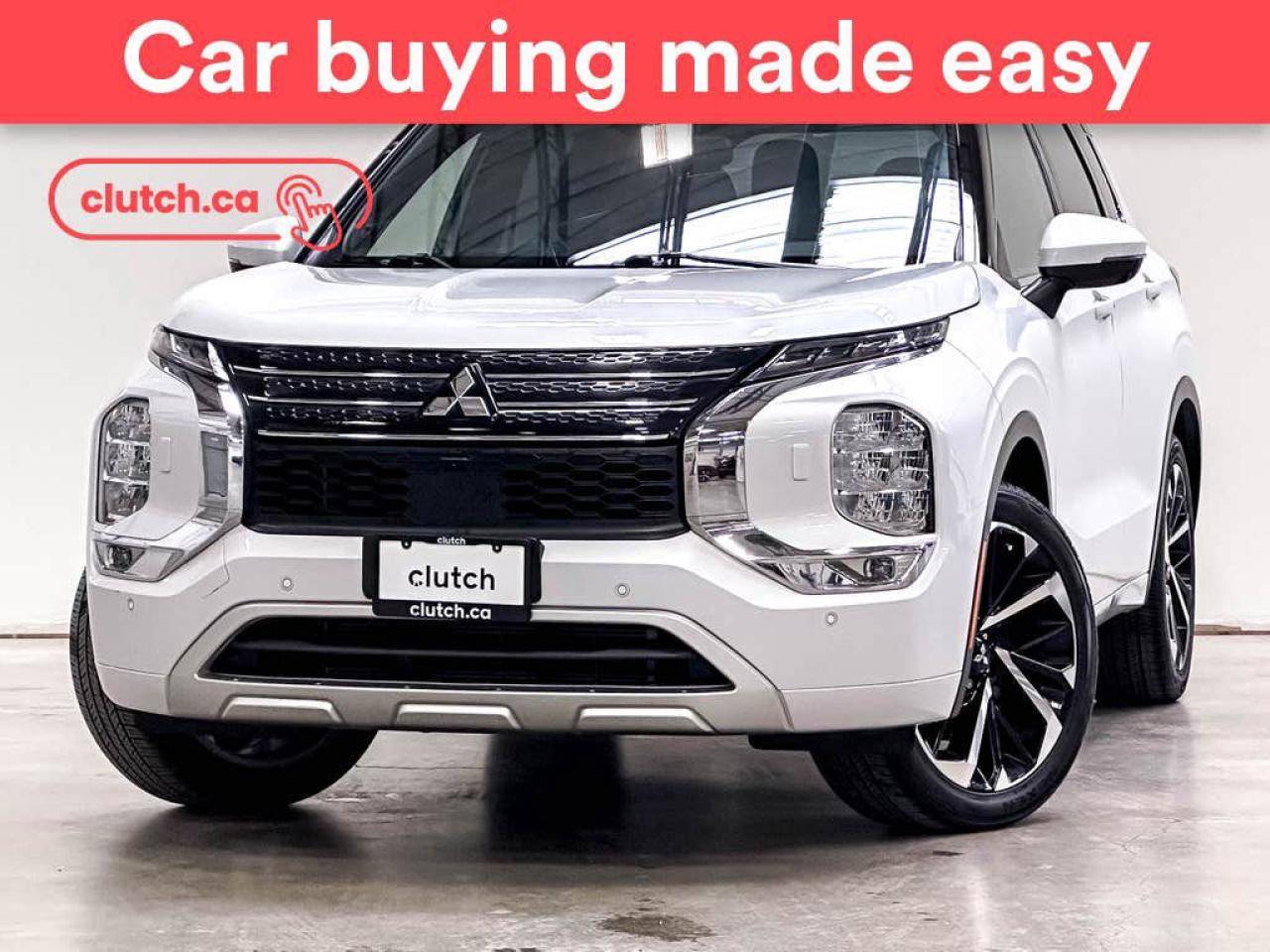 Used 2022 Mitsubishi Outlander GT S-AWC w/ Premium Pkg. w/ Apple CarPlay, Heated Front Seats, Rearview Cam for sale in Toronto, ON