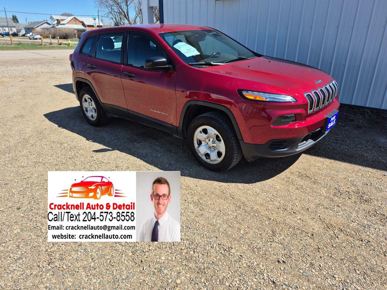 Used 2017 Jeep Cherokee FWD 4DR SPORT for sale in Carberry, MB