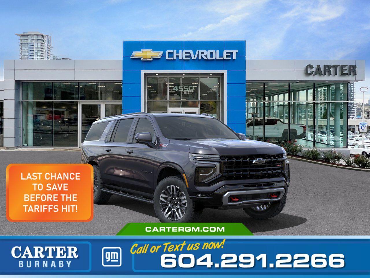 New 2025 Chevrolet Suburban Z71 for sale in Burnaby, BC