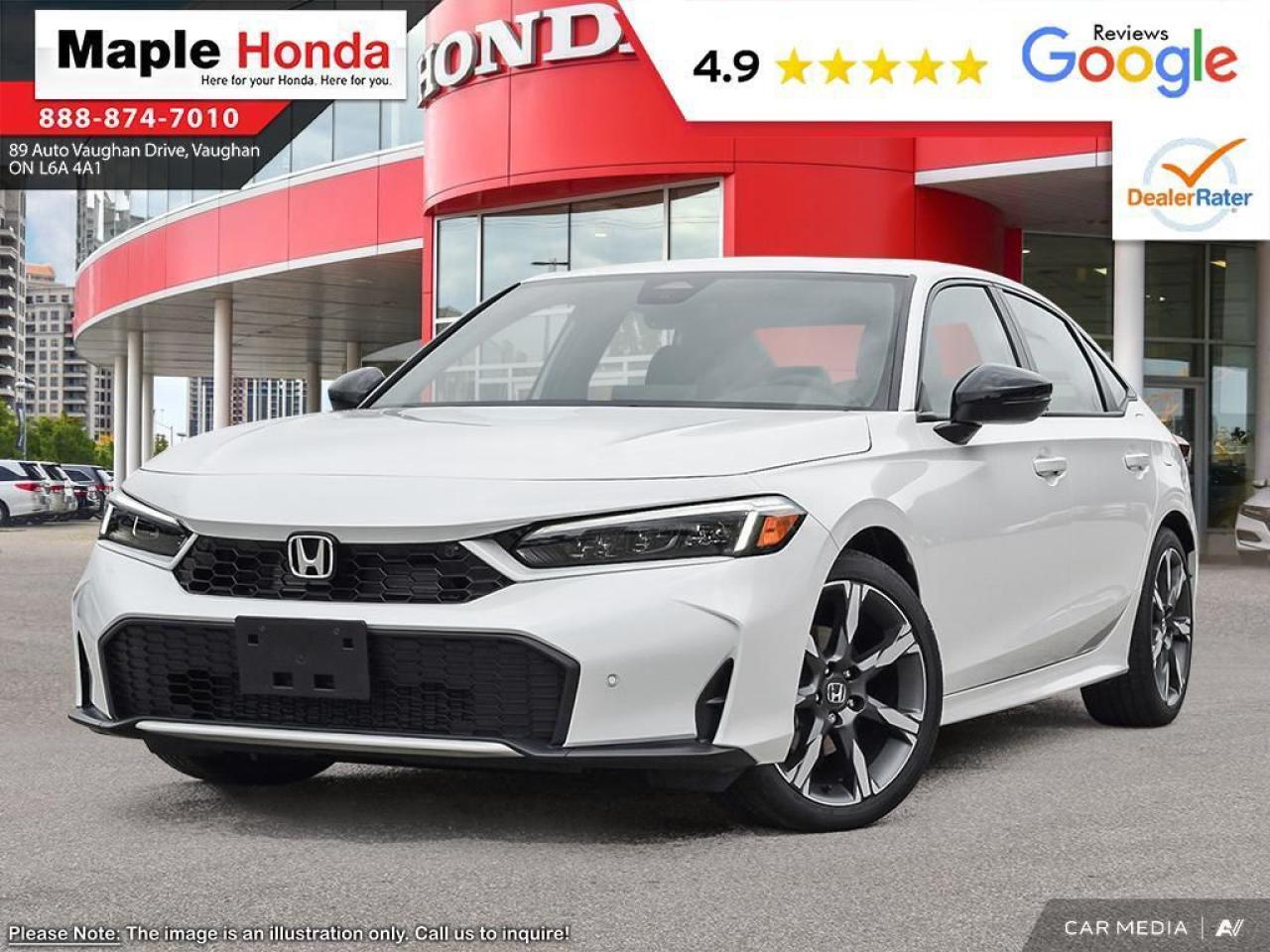 New 2025 Honda Civic Hybrid 4DR ECVT SPORT TOURI for sale in Vaughan, ON