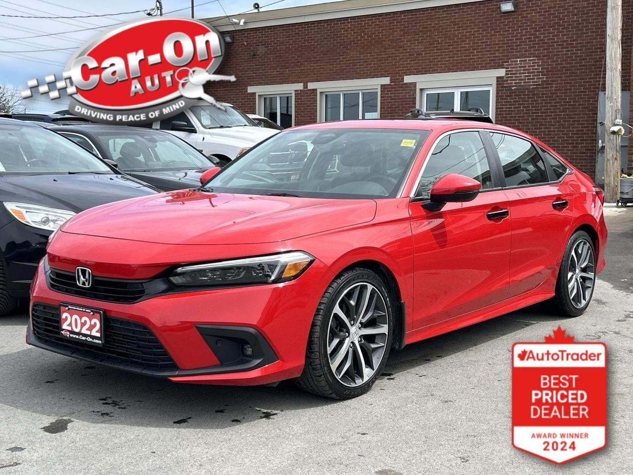 Used 2022 Honda Civic TOURING|TURBO|LOW KMS|LEATHER|SUNROOF|HTD SEATS| for sale in Ottawa, ON