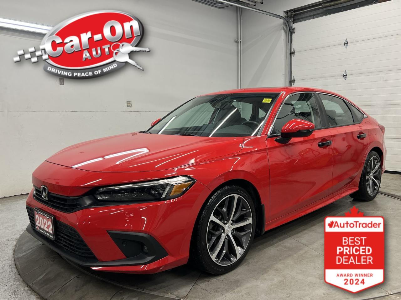 Used 2022 Honda Civic TOURING|TURBO|LOW KMS|LEATHER|SUNROOF|HTD SEATS| for sale in Ottawa, ON