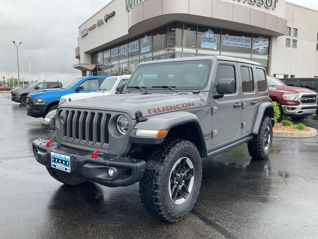 Used 2021 Jeep Wrangler Unlimited LEATHER / COLD WEATHER GRP /  LED / STEEL BUMPERS for sale in Windsor, ON