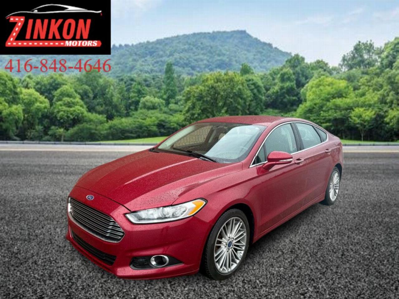 Used 2015 Ford Fusion TITANIUM | CLEAN CARFAX | FULLY LOADED | LEATHER | BIG SCREEN | NAVI | BACK-UP CAM | PUSH START | HEATED SEATS | for sale in Pickering, ON