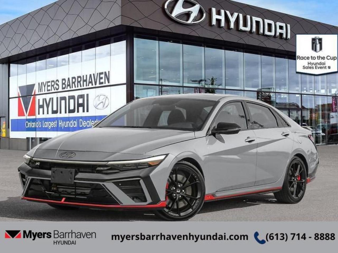 New 2025 Hyundai Elantra N DCT  - Sunroof -  Premium Audio for sale in Nepean, ON