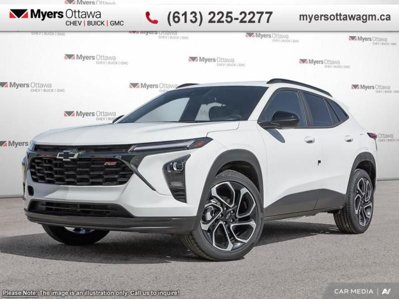 New 2025 Chevrolet Trax 2RS  2RS, SUNROOF, WHITE ON BLACK for sale in Ottawa, ON