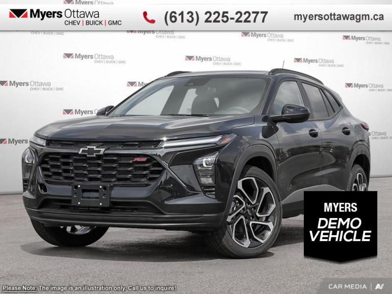 Used 2025 Chevrolet Trax 2RS  2RS, SUNROOF PACKAGE, BLACK ON BLACK for sale in Ottawa, ON
