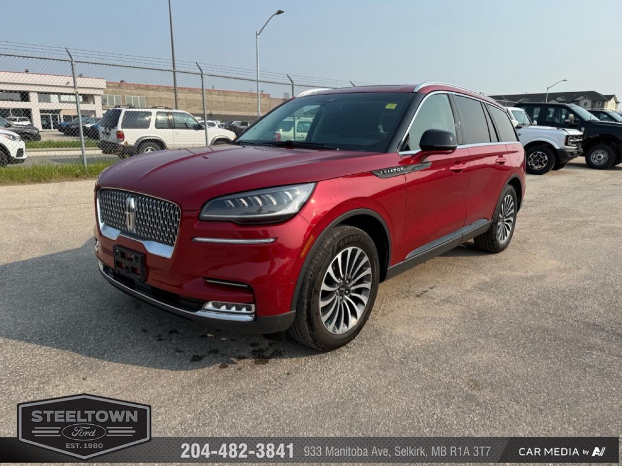 Used 2021 Lincoln Aviator Reserve  - Sunroof -  Cooled Seats for sale in Selkirk, MB
