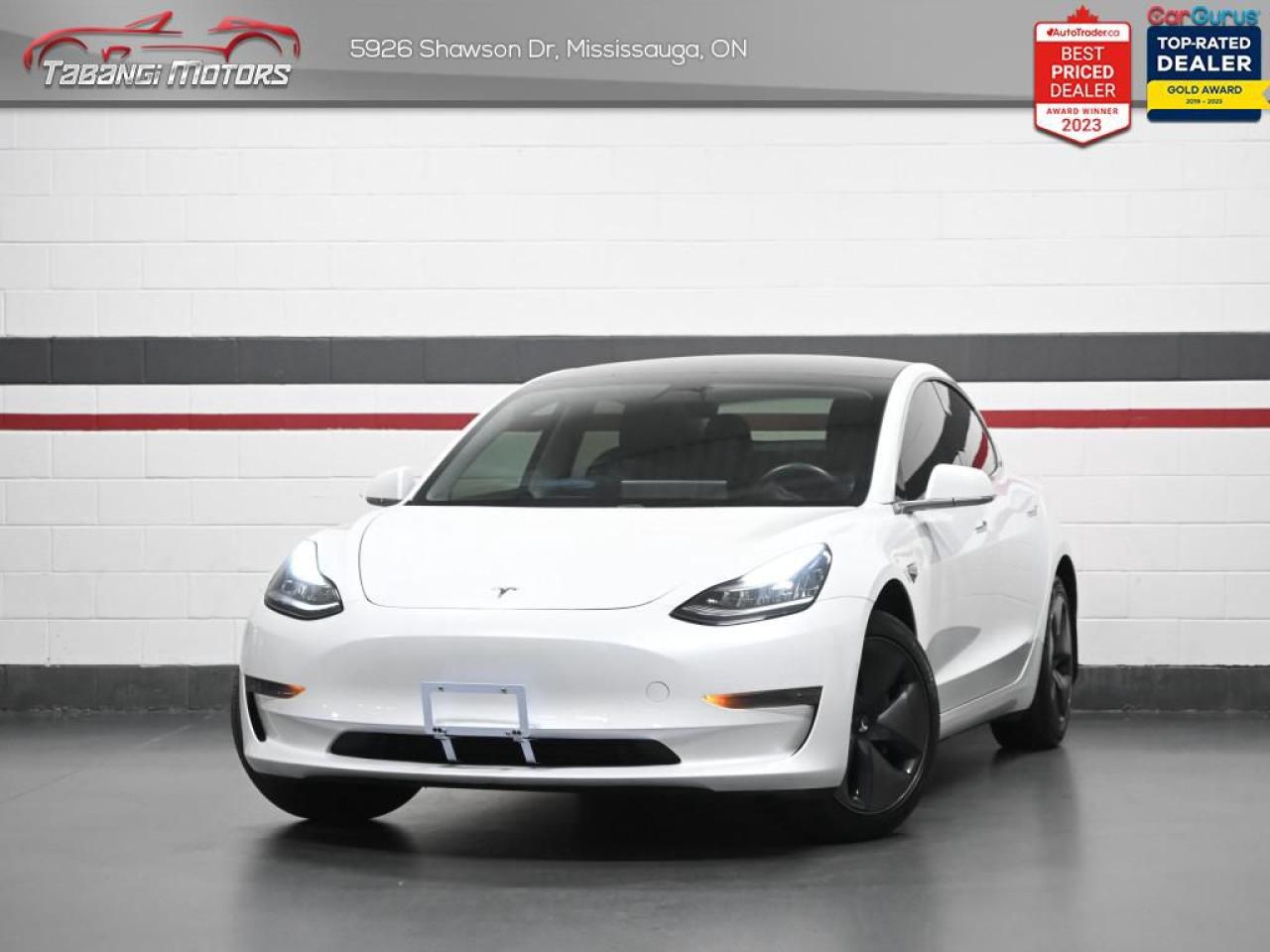 Used 2020 Tesla Model 3 Standard Range Plus  No Accident White Leather Autopilot Navigation Glass Roof for sale in Mississauga, ON
