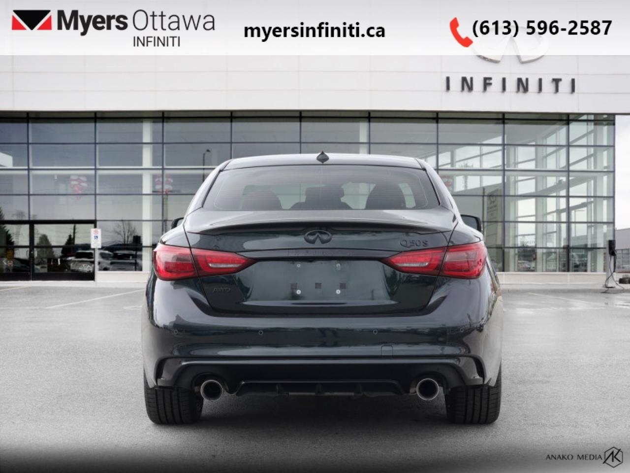 2023 Infiniti Q50 Black Opal Edition  CERTIFIED | AWD Photo