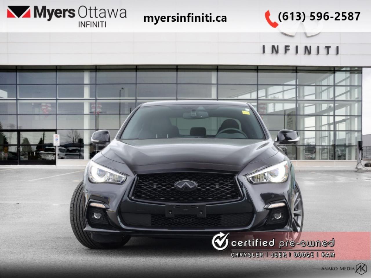 2023 Infiniti Q50 Black Opal Edition  CERTIFIED | AWD Photo