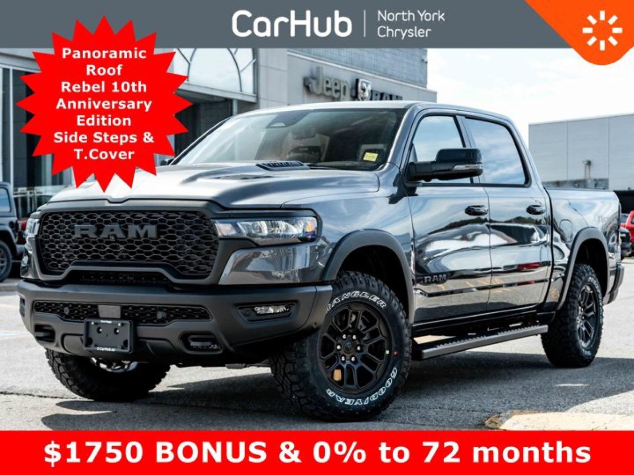 New 2025 RAM 1500 Rebel Panoroof 10th Anniversary Edition Rebel Level 2 Equipment Group  Advanced Safety Group II for sale in Thornhill, ON