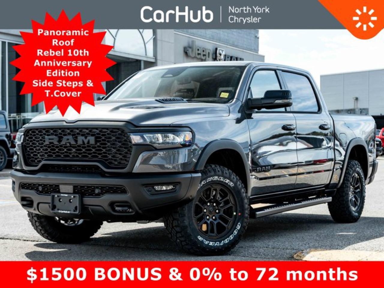 New 2025 RAM 1500 Rebel Panoroof 10th Anniversary Edition Rebel Level 2 Equipment Group  Advanced Safety Group II for sale in Thornhill, ON