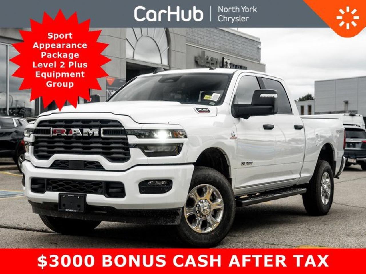 New 2025 RAM 2500 Big Horn 4x4 6'4'' Box Sport Appearance Package Level 2 Plus Equipment Group for sale in Thornhill, ON